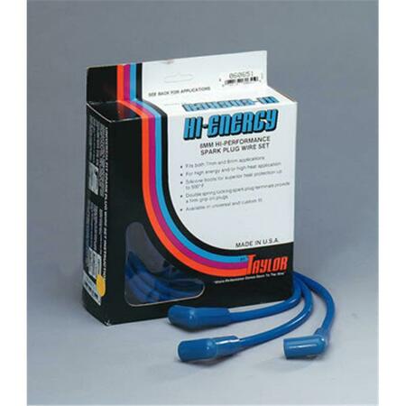 TAYLOR CABLE 8 mm. Blue Spark Plug Wire Set T64-60651